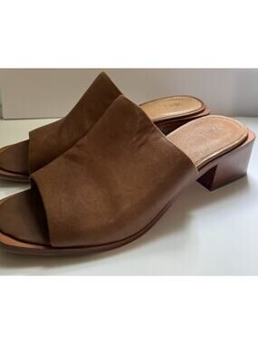 Frye Lucia Leather Mule Sandals Women's Size 10 M